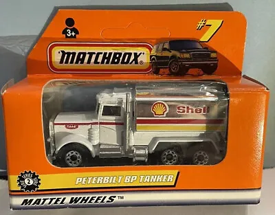 Matchbox Peterbilt Bp Tanker Truck Shell Gas Station White Cab #7 (86) • $50