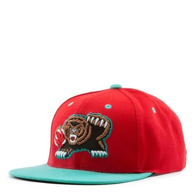 Mitchell & Ness Red/Teal NBA Vancouver Grizzlies Reload HWC Snapback - OSFA • $33.55