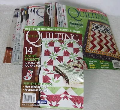 McCall's Quilting Magazines Back Issues 2016-2022 Choice • $5