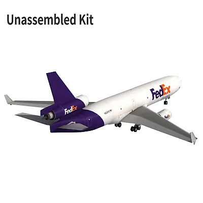 1:100 Fedex MD-11 Air Plane 3D Paper Model Cargo Aircraft Unassembled Ornaments • $17.99