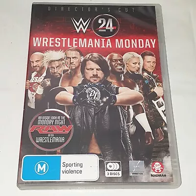 WWE 24 - Wrestlemania Monday (DVD 2017) 3 Disc Set [AEW WCW TNA WWF] FREE POST  • $13.99