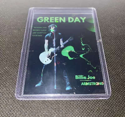 Billie Joe Armstrong -Rare Green Day Custom Holo Refractor Prizmatic Card • $9.99