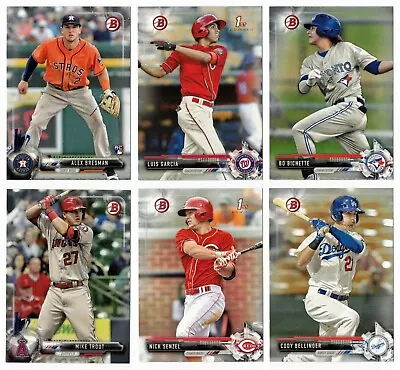 2017 BOWMAN BASEBALL Prospects #BP1-150+Vets/Rookies #1-100 49¢ Ship YOU PICK! • $0.99