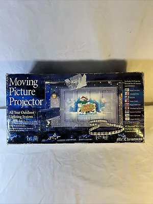(NEW) Vintage 2001 Mr. Christmas Moving Picture Projector 10 Movies Holidays • $84.99