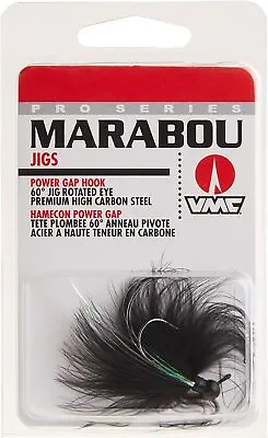 VMC Pro Series Marabou Hair Jig - Choose Color & Size 1/16 Thru 1/4 - NEW! • $4.95