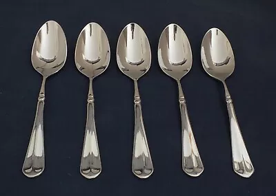 MIKASA Stainless FRENCH COUNTRYSIDE 5 Soup Spoons Bright And Shiny!LotBa1 • $24.99