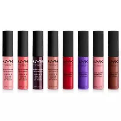 NYX Professional Soft Matte Metallic Lip Cream Lipstick SEALED - Choose Shade • £5.80