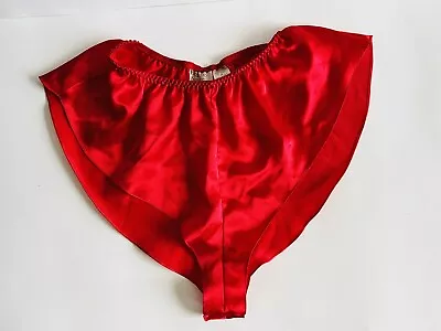 Victoria’s Secret Intimates Red Flutter Panties Gold Label RN54867 Sz M NWOT • $15