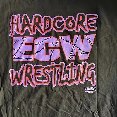 VINTAGE ECW Hardcore Wrestling Grail Extreme To The Fn Bone Rare Sz XL OG! New • $199.99
