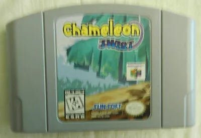 Chameleon Twist Nintendo 64 AUTHENTIC Game Cart Only • $39.99