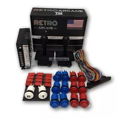 Jamma 815-IN-1 Mame Retro PI Classic Arcade Multicade Cocktail Game Control Kit • $69.95