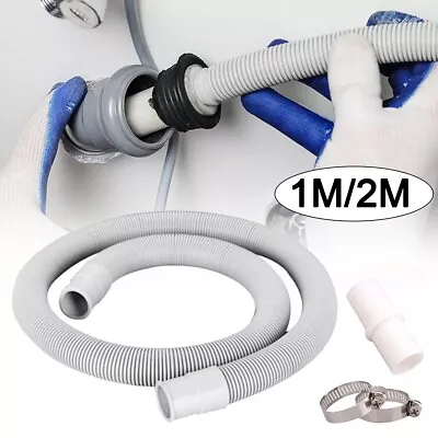 Universal Washing Machine Dishwasher Drain Waste-Hose Extension Anti-Deformation • £2.59