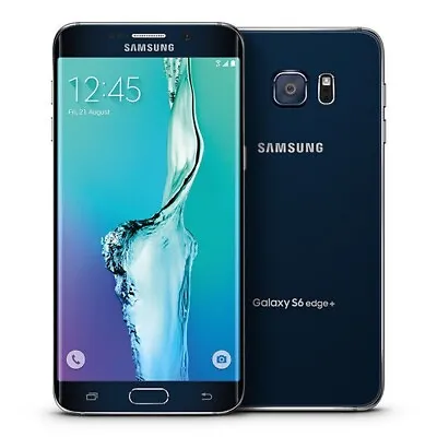 Samsung Galaxy  S6 Edge Plus  32GB Unlocked  AU Model  Black ( As NEW Phone ) 4G • $240