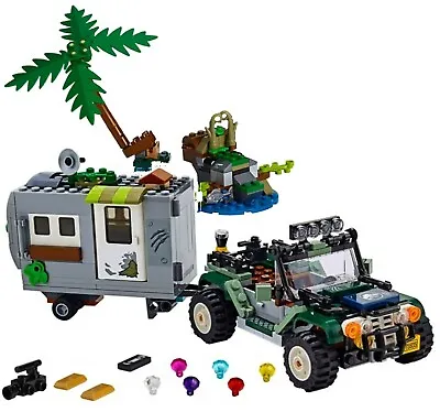 £20.99 • Buy LEGO Jeep & Caravan Treasure Builds Only Jurassic World - No Dino/Minifigures
