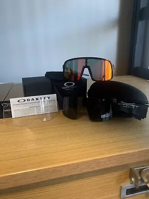 Oakley SUTRO Sunglasses 009406-0737 Glossy Black Frame W/ PRIZM 24K Lens NEW • $109.99