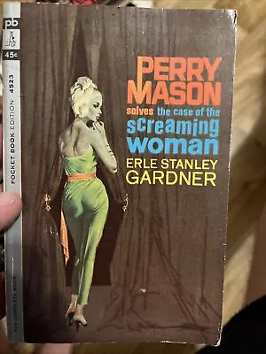 Perry Mason Solves Case Of The Screaming Woman Erle Stanley Gardner 1963 Vtg PB • $6.30