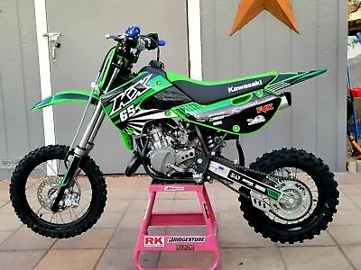 Graphics Kit For Kawasaki KX65 (1999-2024) KX 65 FH Series- Green • $87.99