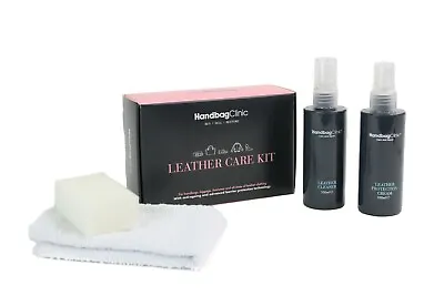 £19.95 • Buy Leather Handbag Cleaning & Care Kit - Cleaner & Protector For Bag/Shoes/Clothing
