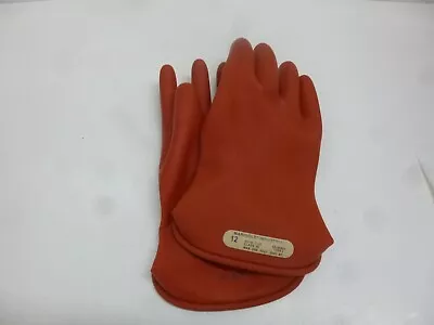 NEW!! MARIGOLD Red Electrical Gloves 00 Class Size 12 CLASS 00 R 11 • $20