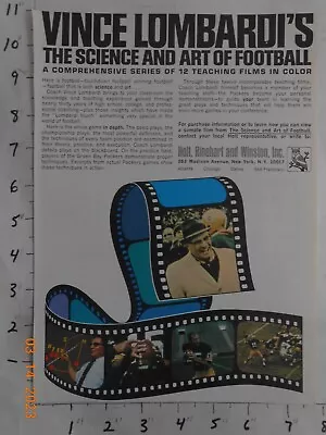 1969 Vince Lombardi Green Bay Packers NFL Football Coach AD Mikasa Basketball • $9.99