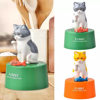 Cat Timer For Classroom Mechanical Timer Dial Rotating Countdown Egg Timer • $11.06