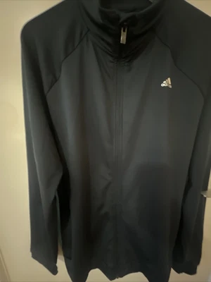 $24 • Buy WOMENS ADIDAS Climalite  Dark Green ZIP FRONT JACKET SIZE XL