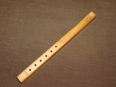 Vintage Music Toy 12  Long Made In Yugoslavia Carved Wood Flute • $55.99