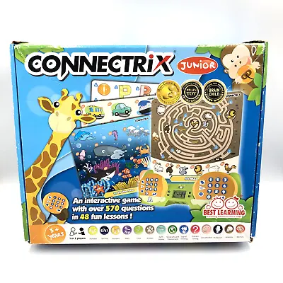 Connectrix Junior Educational Matching Game Interactive Toy For Kids TESTED ✅ • £19.95