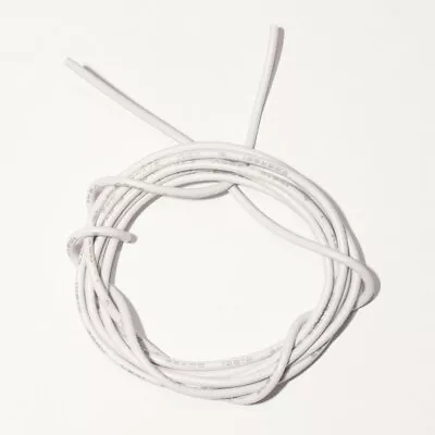 Guitar Hook Up Wire - 22 AWG 7 Strand PVC - White - Choice Of Lengths 1m To 10m • £2.99