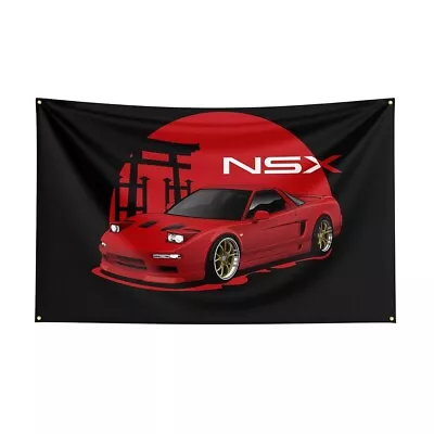 JDM Honda NSX Car Automative Flag Banner 3x5 Ft Motorsport Man Cave Garage Sport • $16.89