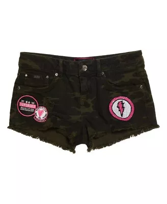 £13.50 • Buy Superdry Womens Denim Hot Shorts
