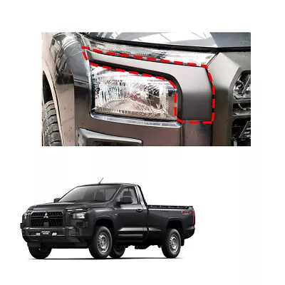 Matte Side Front Bumper Cover Fits Mitsubishi L200 Triton Single Cab '24 - '25 • $70.56