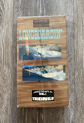 New Longboardin Vintage Sup Foil Golf Surfboard Surf Longboard Vhs Video • $59.99