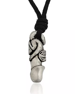 Fertility Thai Amulet Silver Pewter Charm Necklace Pendant Jewelry • $9.99