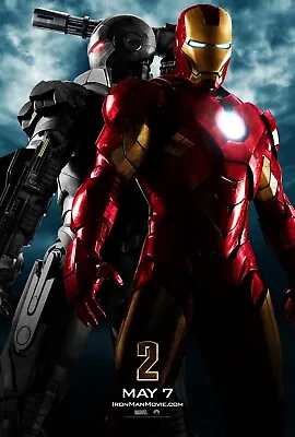 Marvel Art Print Poster Wall Decor Downey Film Tony Stark Iron Man 2 Sci-fi Gift • $11.99