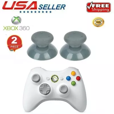 2x Xbox 360 Gray Thumbstick Cover Controller Joystick Analog Grip Stick Cap Axis • $5.49