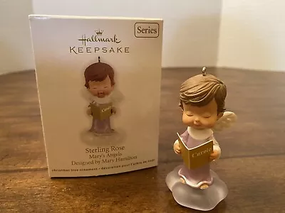 Hallmark Keepsake Ornament Mary's Angels Sterling Rose #25 In Series 2012 A35 • $6.03