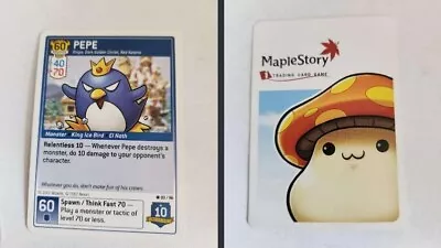 Pepe Maplestory Trading Card • $18