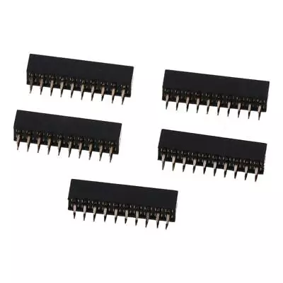 5pcs 2mm Pitch Pin Header Strip 2 X 10 Pins PCB Board Socket • £3.94