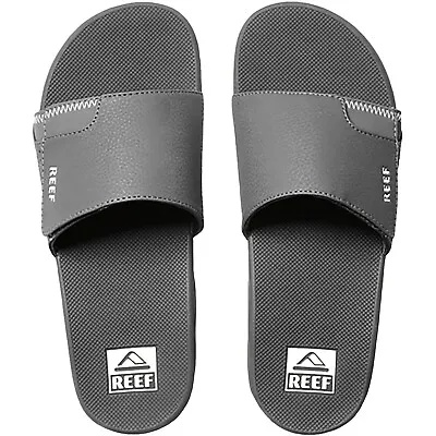 Reef Mens Fanning Summer Beach Sandals Thongs Flip Flops Slide Slider - Shadow • $124.30