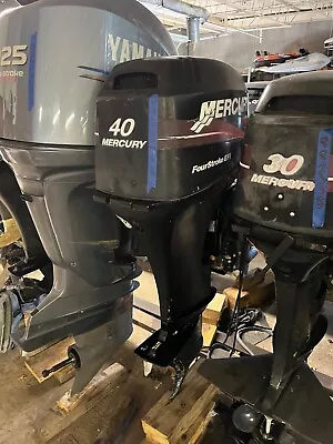 2003 Mercury 40 Hp 4-Stroke EFI 20  Outboard Boat Motor Engine Four Stroke Runs • $3200