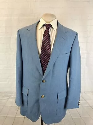 SPRING/SUMMER Custom Made Men's Light Blue Blazer 44S $495 • $66.04