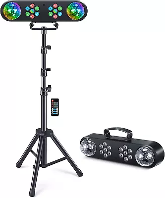 DJ Lights With Stand  Party Bar Light Set Mobile Stage Lighting System Sound A • $127.99