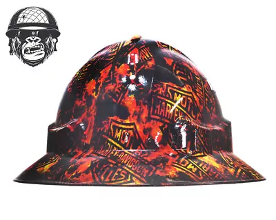 Custom Hydrographic Safety Hard Hat HARLEY DAVIDSON CHOICE WIDE BRIM • $85