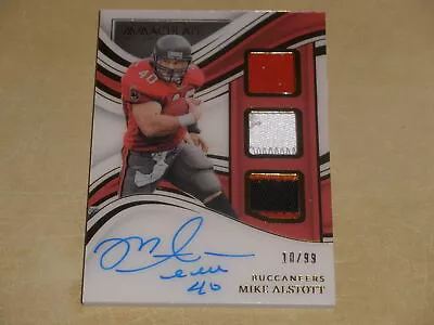 2023 Panini Immaculate Autograph Auto Triple Game Used Patch Mike Alstott 10/99 • $41