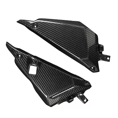 Ninja 650 Z650 2017 - 2022 2023 Real Carbon Fiber Seat Side Frame Fairing Cowl • £186.96