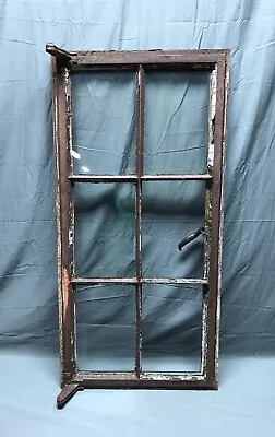 Vintage Industrial Steel 6 Lite Casement Window Garage Shop Old 20x40 1378-22B • $450