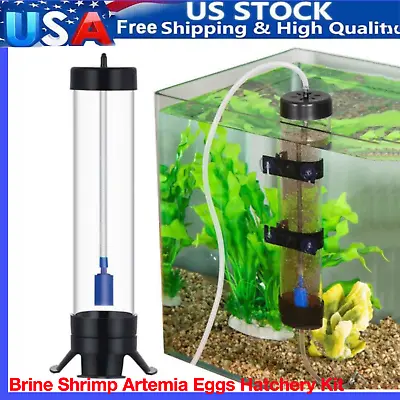 Brine Shrimp Hatchery Fish Tank Shrimp Egg Incubator Aquarium Incubation Equipme • $15.44