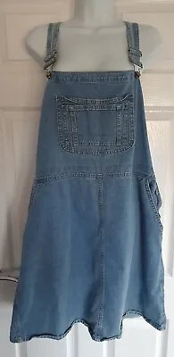 £2.99 • Buy Asos Blue Denim Dungaree Dress Size 20