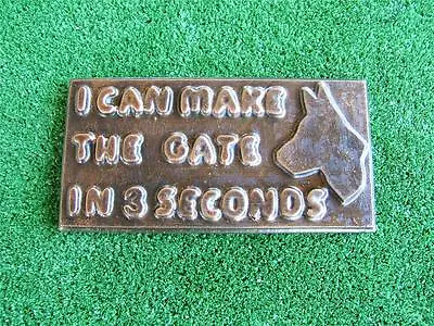 I Can Make The Gate Sign Mould Mold - Make Your Own Garden Ornament 4 Cents • $34.99